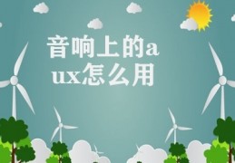 音响上的aux怎么用(AUX连接音响的优势)