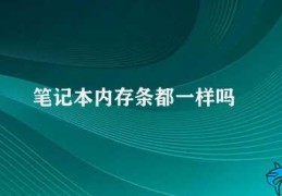 笔记本内存条都一样吗(笔记本内存条选择需要注意的因素)