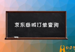 京东如何查询全部订单？(京东商城订单查询)