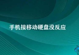 手机接移动硬盘没反应(手机连接移动硬盘出现的连接问题及解决方案)