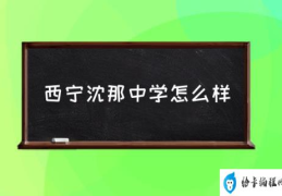 西宁沈那中学怎么样(西宁重点初中？)