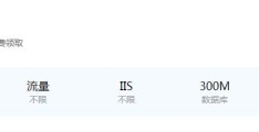 站主福利：1G空间不限流量免费用,支持300M数据库搭建测试网站