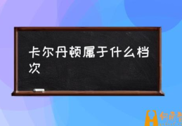 卡尔丹顿护肤品怎么样？(卡尔丹顿属于什么档次)