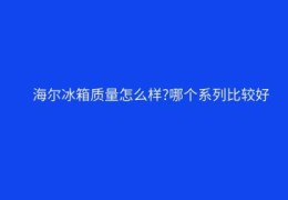 海尔冰箱质量怎么样 好用吗(海尔冰箱哪一款比较实用)