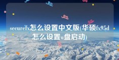 securefx怎么设置中文版(华硕fx95d怎么设置u盘启动)