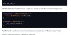 实验性地将 PHP 代码编译为 Rust