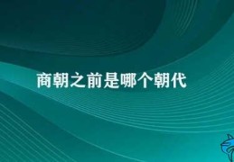 商朝之前是哪个朝代(夏朝的历史纪录)