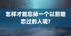 分手后忘掉一个人需要多久才能放下她(忘掉一个人需要多久)