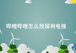 哔哩哔哩怎么投屏到电视(如何将哔哩哔哩投屏到电视)