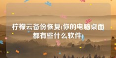 柠檬云备份恢复(你的电脑桌面都有些什么软件)