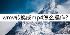 wmv转换成mp4怎么操作(wmv转换mp4最简单方法)