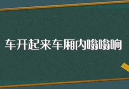 车开起来车厢内嗡嗡响(究其原因是什么)