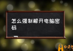 电脑密码忘了打不开怎么办？(怎么强制解开电脑密码)