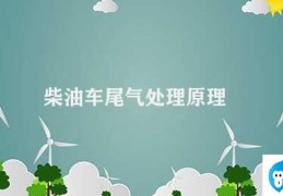 柴油车尾气处理原理(柴油车尾气净化技术的研究和应用)