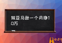 亚马逊电商是什么？(做亚马逊一个月挣10万)