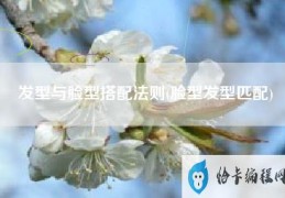 发型与脸型搭配法则(脸型发型匹配)