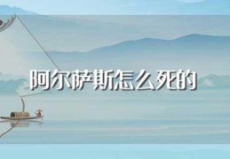 阿尔萨斯怎么死的(魔兽争霸简介)