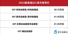 奥迪q5l最新报价及图片(2023款奥迪Q5L上市售39.75万元起)