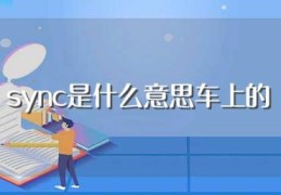 sync是什么意思车上的(车上的sync意思简述)