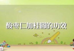 酸枣仁加桂圆的功效(简单介绍一下)