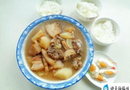 萝卜炖肉软烂真好吃(我家五九晚餐来了)