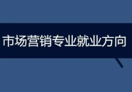 市场营销专业就业方向及就业前景(市场营销一般在哪上班)