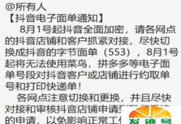 电子面单什么意思(电子面单多少钱一单)