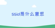 ssid是什么意思