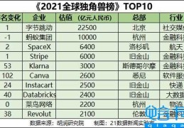 世界估值前十名的公司(2022全球500强企业排名)