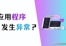 应用程序发生异常怎么解决(应用程序发生异常)