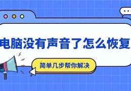 显卡驱动升级后没有声音怎么解决(电脑没有声音了修复方法)