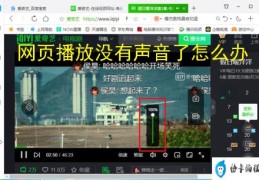 电脑声音正常但是网页中没有声音(网页没声音怎么回事)