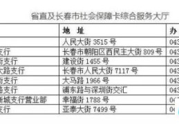 长春市第二代社保卡上班时间(12月31日前长春市社保局全员提前1小时上班)