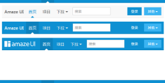 AmazeUI如何实现导航条