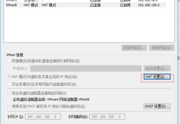 vmware nat模式静态ip怎么实现