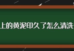 白鞋上的黄泥印久了怎么清洗干净(白鞋上的黄泥印久了清洗干净的方法)