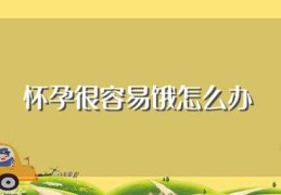 怀孕很容易饿怎么办(怀孕很容易饿如何处理)