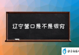 辽宁营口属于边境城市吗？(辽宁营口是不是很穷)