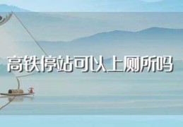 高铁停站可以上厕所吗(坐高铁是可以带宠物吗)