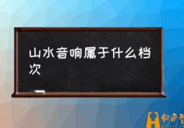 山水音响属于什么档次(山水音响到底怎么样？)