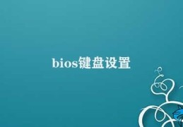 bios键盘设置(BIOS键盘设置)