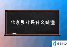 如何评价老北京豆汁？(北京豆汁是什么味道)