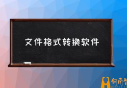 怎么转化文件格式？(文件格式转换软件)