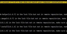 关于Composer遇到的那些小问题