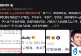 angelababy黄晓明离婚原因分析(黄晓明和baby婚变了吗)