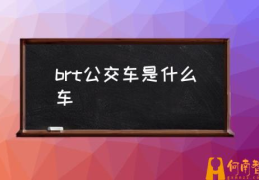 什么是brt？(brt公交车是什么车)