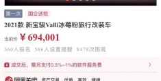 五菱新宝骏Valli冰莓粉拍卖！69万堪称史上最贵五菱车