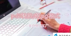 pdf转jpg格式图片怎么弄(PDF转图片的通用方式)