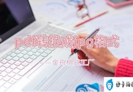 pdf转jpg格式图片怎么弄(PDF转图片的通用方式)