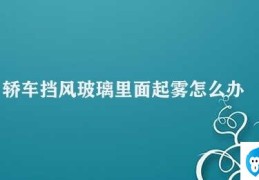 轿车挡风玻璃里面起雾怎么办(如何消除轿车挡风玻璃内部的雾气)